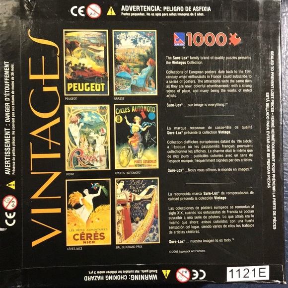 Vintages 1000 pcs puzzle - Picture 2 of 5